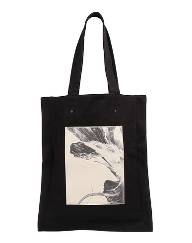 Y-3 Shoulder bag Black 100% Organic cotton