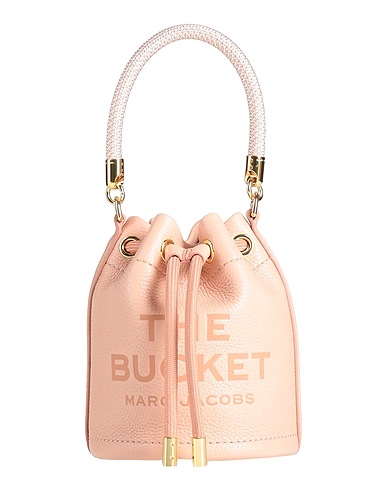 MARC JACOBS ハンドバッグ ペールピンク 牛革 100%
