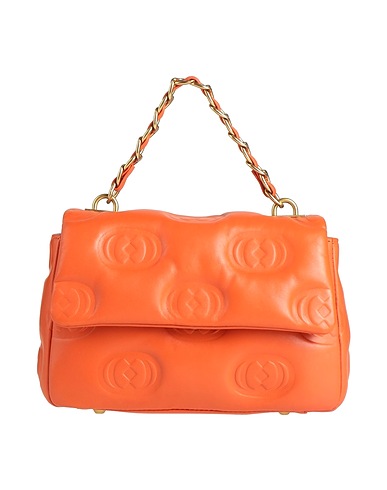 LA CARRIE Borsa a mano Arancione Pelle