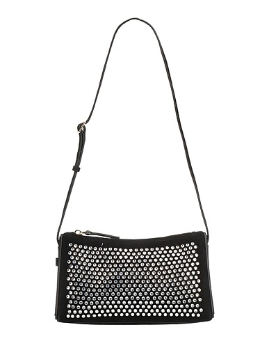 MANU ATELIER Shoulder bag Black Leather