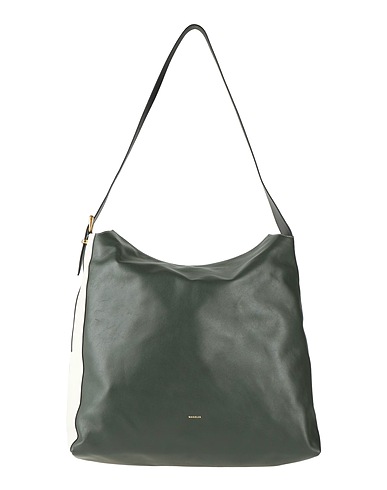 WANDLER Shoulder bag Dark green Leather