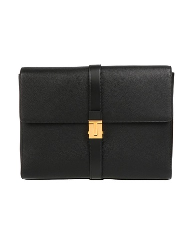 TOM FORD Handbag Black Goat skin, Calfskin, Brass