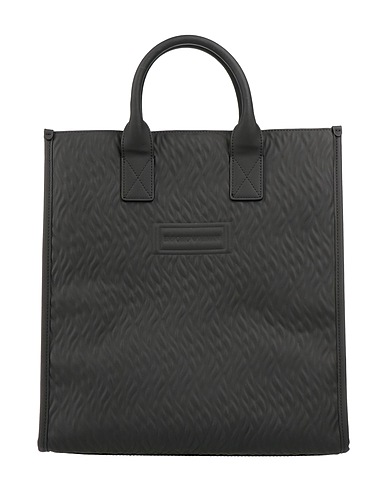 EMPORIO ARMANI ハンドバッグ ブラック 紡績繊維