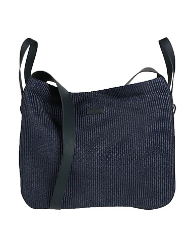 EMPORIO ARMANI Handbag Midnight blue 52% Cotton, 48% Polyamide