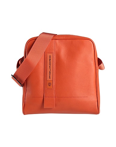 PIQUADRO Borsa a tracolla Ruggine Pelle di bovino, EVA (Etilene - Vinil - Acetato), Nylon, Poliestere, Metallo