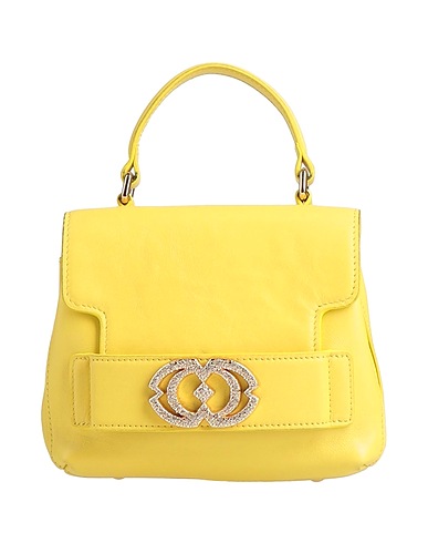 LA CARRIE Handbag Yellow Calfskin