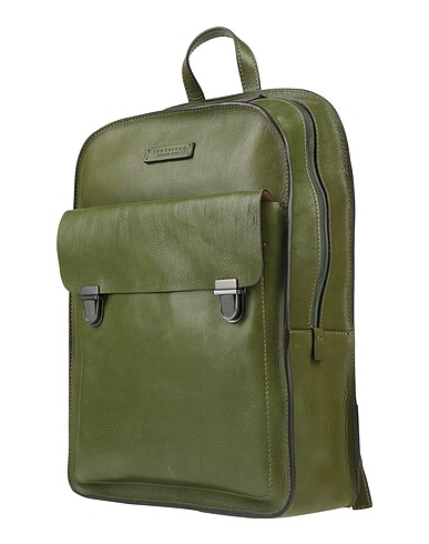 THE BRIDGE Backpacks Green Leather