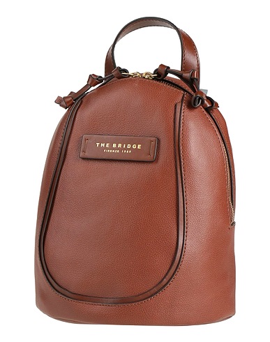 THE BRIDGE HANDBAGS Brown Cow leather