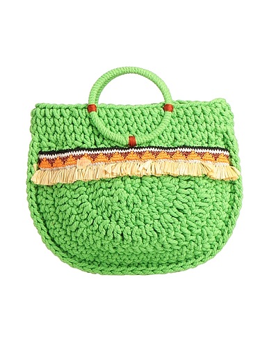 NIŪ Handbag Lime green 100% Cotton