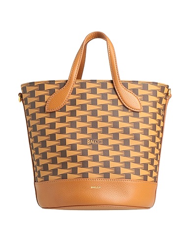 BALLY Handbag Camel Textile fibres