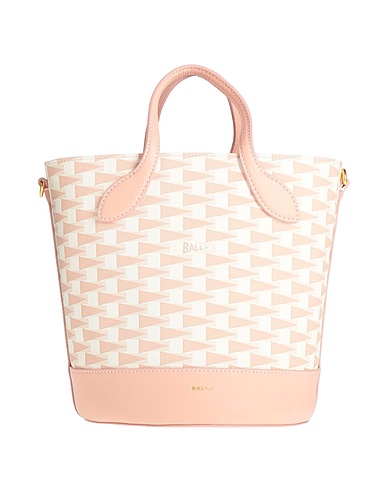 BALLY Handbag Light pink Textile fibres