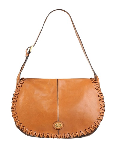 THE BRIDGE Shoulder bag Tan Leather