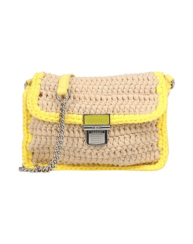 MSGM Cross-body bags Off white Textile fibers