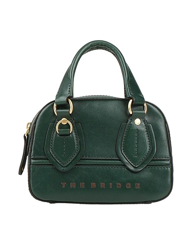 THE BRIDGE Handbag Dark green Leather