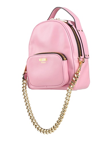 MOSCHINO Backpacks Pink Leather
