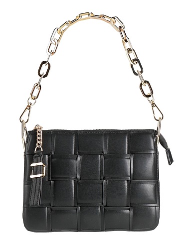 GAëLLE Paris Borsa a mano Nero 100% Poliuretano, Poliestere