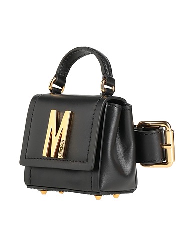 MOSCHINO Handbag Black Leather