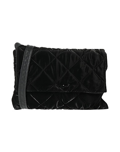 CLIPS MORE Borsa a tracolla Nero 55% Poliuretano, 45% Poliestere