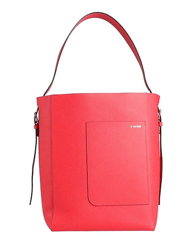 VALEXTRA Schultertasche Rot Kalbsleder