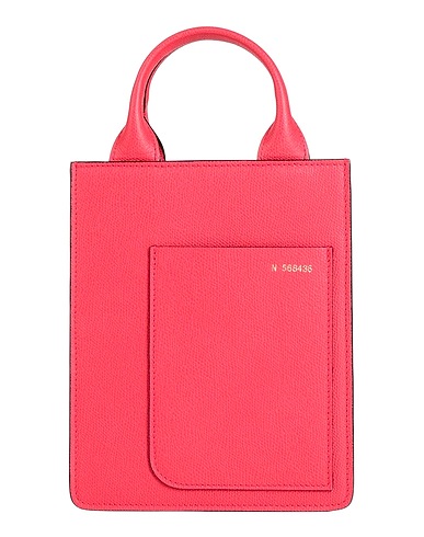 VALEXTRA Handbag Magenta 100% Calfskin