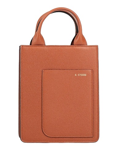 VALEXTRA Handbag Brown 100% Calfskin