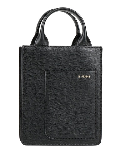 VALEXTRA Handbag Black 100% Calfskin
