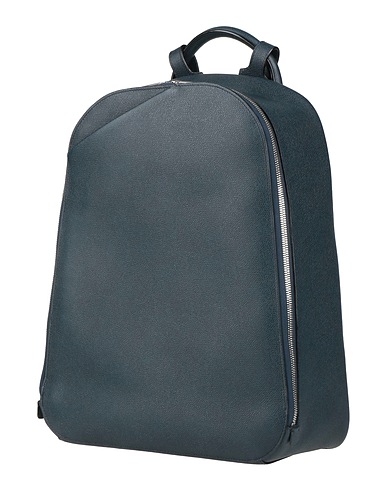 VALEXTRA Rucksacks Midnight blue 100% Calfskin