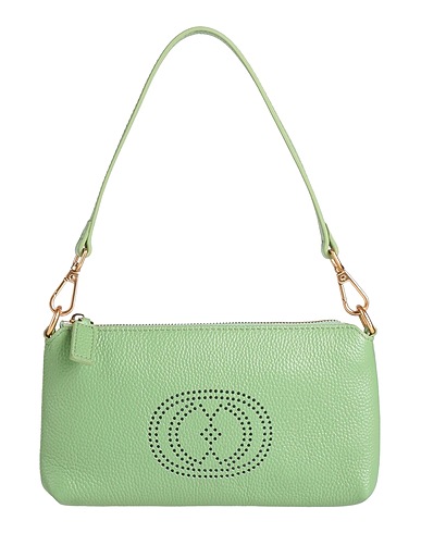 LA CARRIE Handbag Light green Calfskin