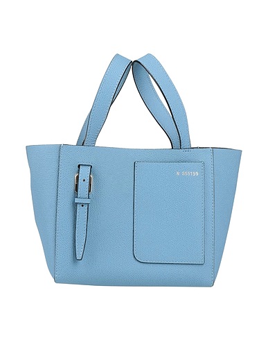 VALEXTRA Handbag Light blue Calfskin