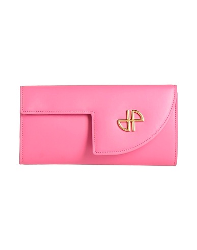 PATOU Handbag Pink Calfskin, Brass