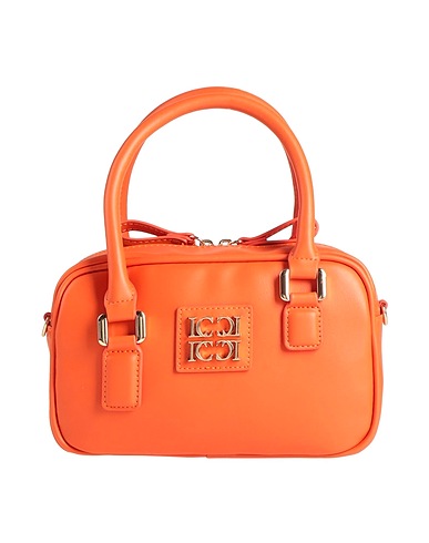 LA CARRIE Handbag Orange Textile fibres