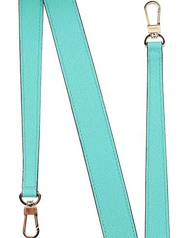 VALEXTRA Bag accessories & charms Turquoise 100% Calfskin