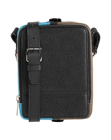 VALEXTRA Cross-body bags Azure 60% Calfskin, 40% Virgin Wool