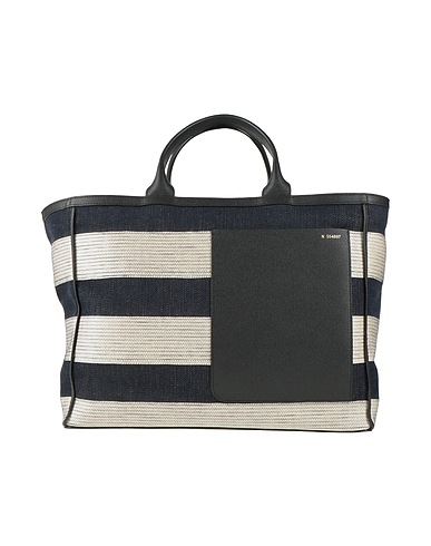 VALEXTRA Handbag Ivory 77% Cotton, 23% Polyamide, Calfskin