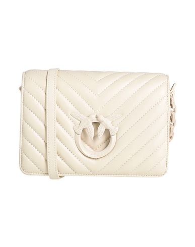 PINKO Across-body bag Ivory Leather