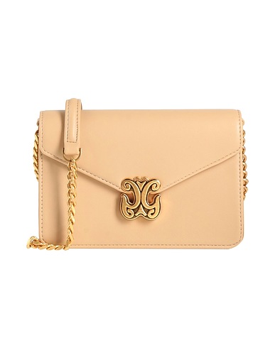 GAëLLE Paris Across-body bag NOIR Beige 100% Polyurethane