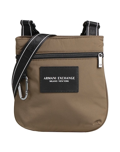 ARMANI EXCHANGE Across-body bag Military green 100% Polyamide