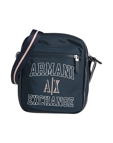 ARMANI EXCHANGE Borsa a tracolla Blu notte 100% Poliestere, Poliuretano