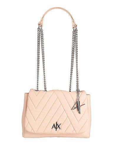 ARMANI EXCHANGE Schultertasche Hellrosa 100% Polyester, Polyurethan Beschichtet