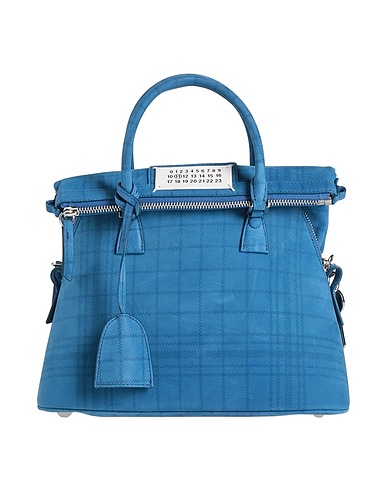 MAISON MARGIELA Handbag Blue Leather