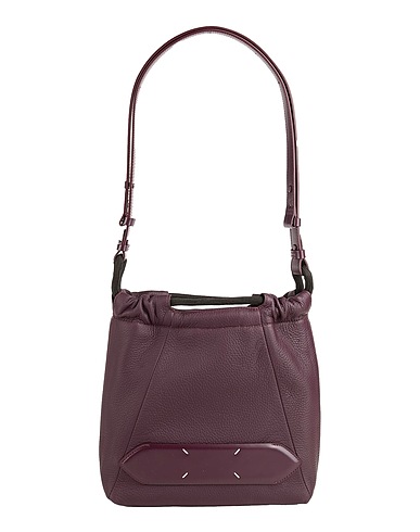 MAISON MARGIELA Cross-body bags Plum Leather