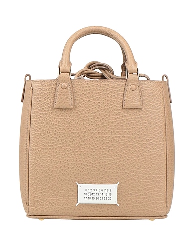 MAISON MARGIELA Handbag Taupe 100% Cow leather, Cotton, Polyester, Other Fibres, Brass