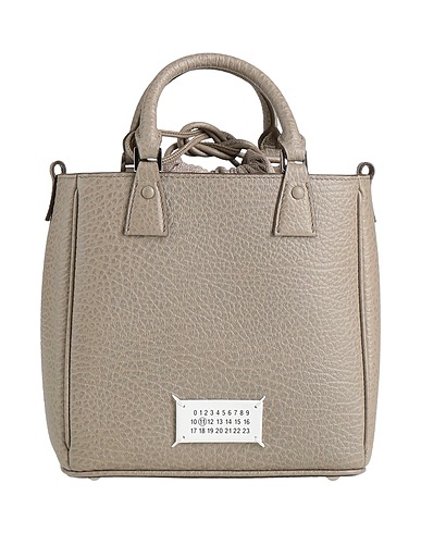 MAISON MARGIELA Handbag Grey 100% Cow leather, Cotton, Polyester, Other Fibres, Brass