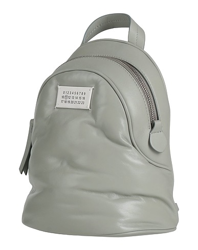 MAISON MARGIELA Zaini Verde salvia 100% Pelle ovina, Pelle di bovino, Ottone, Zinco, Rame
