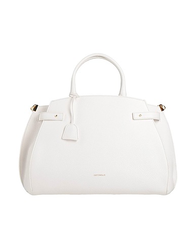 COCCINELLE Handbag White Leather