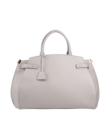 COCCINELLE Handbag Light grey Leather