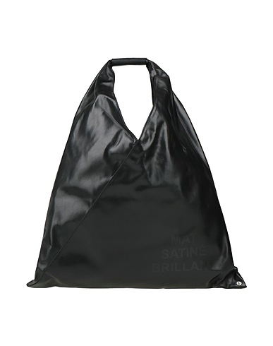 MM6 MAISON MARGIELA Handbag Black 51% Polyester, 49% Polyurethane