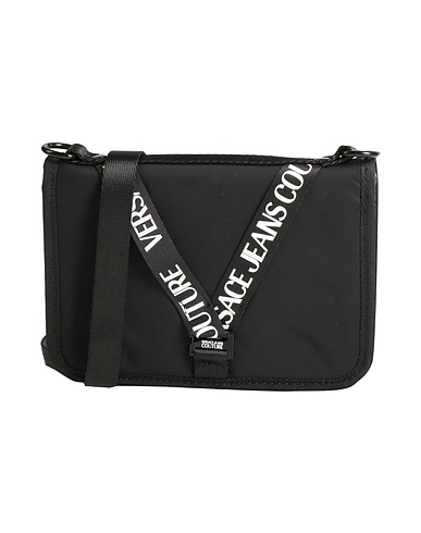 VERSACE JEANS COUTURE Umhängetasche Schwarz 100% Polyamid