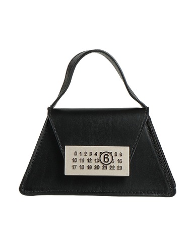 MM6 MAISON MARGIELA Handbag Black 100% Cow leather, Zinc, Aluminium, Copper