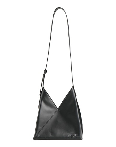 MM6 MAISON MARGIELA Shoulder bag Black 100% Calfskin, Zinc, Aluminum, Copper